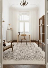 Kusový koberec Agnella Tempo Natural Tula Krémový (s lemom)