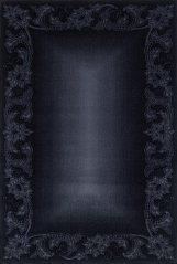 Kusový koberec Agnella Opal Marie Čierny (s lemom)