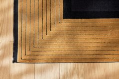 Kusový koberec AR Norwalk Frame Zlatý