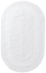 Kúpeľňový koberček Javo Cotton Biely (oválny)