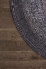 Kusový koberec Agnella Diamantový Aiko Vresový (kruhový) (s lemom)