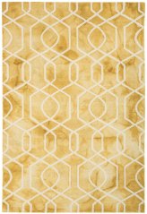 Kusový koberec Fresco Žltý