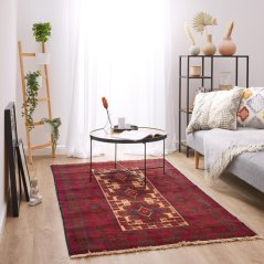 Kusový koberec Belutch 009 Krémový Hnedý Čierny