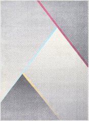 Kusový koberec Agnella Funky Top Geb Sivý