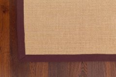 Kusový koberec Sisal Ľanový/Čokoládový