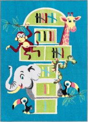 Kusový koberec Agnella Funky Top Tom Smaragdový