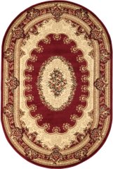 Kusový koberec Yesemek 5889A Červený (oválny)