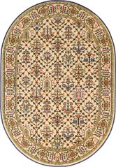 Kusový koberec Agnella Standard Tamir Krémový (oválny)