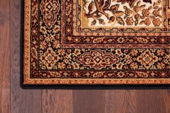 Kusový koberec Agnella Isfahan Timor Čierny