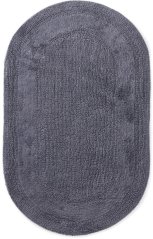 Kúpeľňový koberček Javo Cotton Antracitový (oválny)