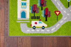 Kusový koberec Agnella Funky Top Super Mesto S Limetkovo