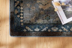 Kusový koberec Dywilan Polonia Abrash Light Modrý