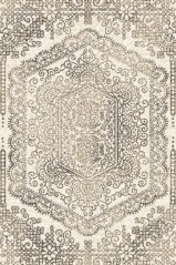 Kusový koberec Agnella Ballata Natural Ritual Krémový