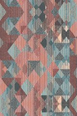 Kusový koberec Agnella Platinový Tatsu Ciemny Rúžový (s lemom)