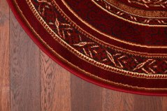 Kusový koberec Agnella Standard Aralia Bordový (oválny)