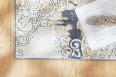 Kusový koberec Agnella Soft Rye Perlový/Perlový