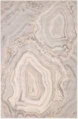 Kusový koberec Agnella Isfahan M Efez Popolavý