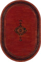 Kusový koberec Dywilan Polonia Samarkand Rubin (oválny)