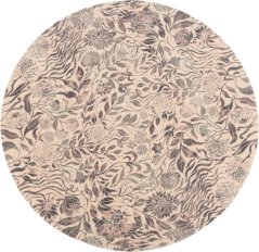 Kusový koberec Agnella Agnus Fiorena Alabaster (kruhový) (s lemom)