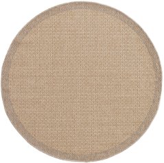 Kusový koberec Šnúrkový AR Adana Sheer Béžový (kruhový)