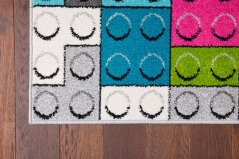 Kusový koberec Agnella Funky Top Super Klocki Amarylis