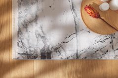 Kusový koberec Split Patran Krémový Dark Sivý