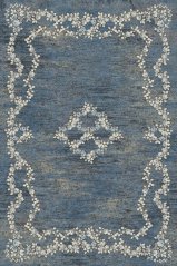 Kusový koberec Agnella Regius Rozo Modrý (s lemom)