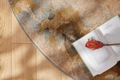 Kusový koberec Dywilan Omega Elian Iron (kruhový)