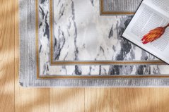 Kusový koberec Toronto Marble Sivý