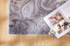 Kusový koberec Dywilan Moon Boho Strieborný