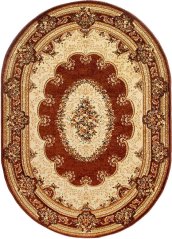 Kusový koberec Yesemek 5889A Hnedý (oválny)