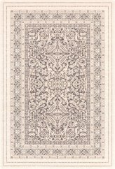 Kusový koberec Agnella Isfahan Sonkari Antracitovýowy