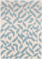 Kusový koberec Muse MU03 Modrý Shapes