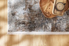 Kusový koberec Piran Brix Krémový Sivý