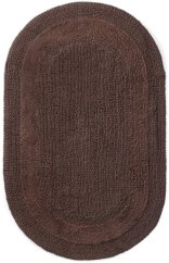 Kúpeľňový koberček Javo Cotton Hnedý (oválny)