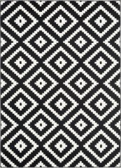 Kusový koberec Maroko L885A Čierny