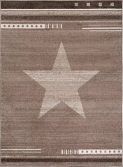 Kusový koberec Maroko L916A Tmavobéžový