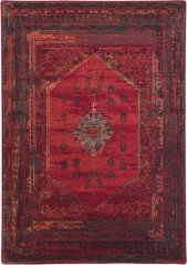 Kusový koberec Dywilan Omega Hmlistýik Červený