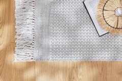 Kusový koberec AR Alden Ivory Strieborný