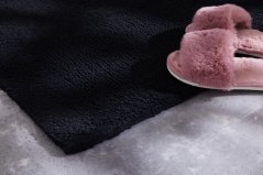 Kúpeľňový koberček Javo Cotton Čierny