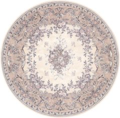 Kusový koberec Agnella Isfahan Dafne Alabaster (kruhový)