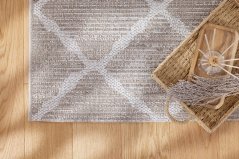 Kusový koberec Šnúrkový AR Adana Braid Sivý