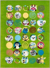 Kusový koberec Agnella Funky Top Sus Zelený