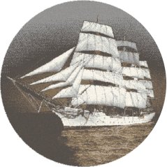 Kusový koberec Agnella Ballata Natural Dar Pomorza Grafitový (kruhový)