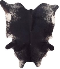 Kusový koberec Skóra Rodeo Čierny Biely