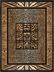 Kusový koberec Atlas 6600A Čierny