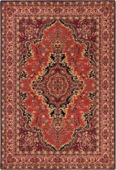 Kusový koberec Agnella Isfahan Almas Čierny