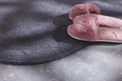 Kúpeľňový koberček Javo Cotton Antracitový (oválny)