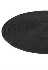 Kusový koberec Nico Uhlový (kruhový)